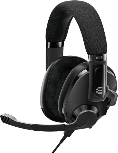 EPOS SENNHEISER H3 HYBRID CUFFIE GAMING AD ACUSTICA CHIUSA BLUETOOTH CUFFIE CON MICROFONO CAVO USB-A E JACK 3,5 mm PER PC E CONSOLE - DOPPIO MICROFONO LEGGERE E MULTIPIATTAFORMA NERO